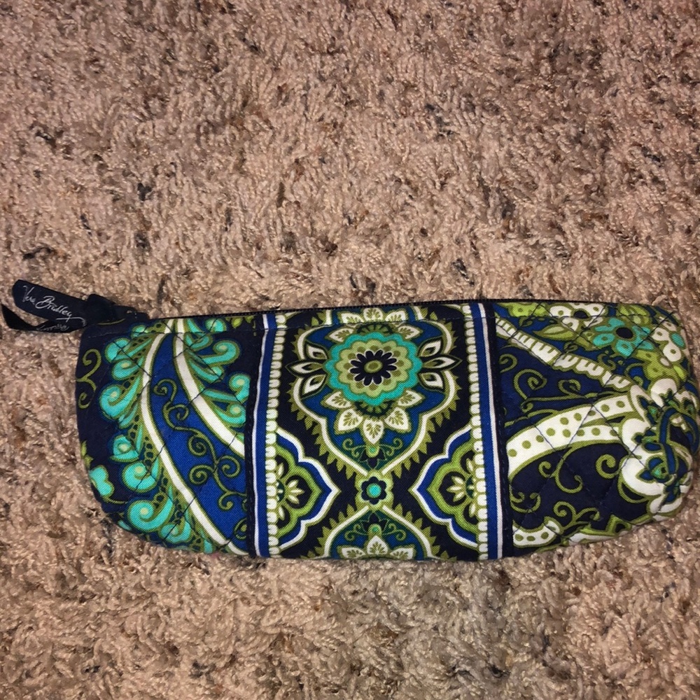 Pretty Vera Bradley Pencil Pouch/ Makeup Pouch